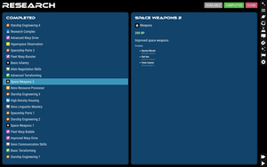 Technology Screen - Select a Research Project